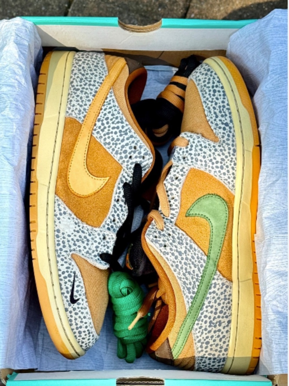 NIKE SB DUNK LOW PRO 2019 'SAFARI' (CD2563-002)- SIZE: 11
